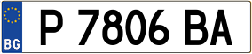 Truck License Plate